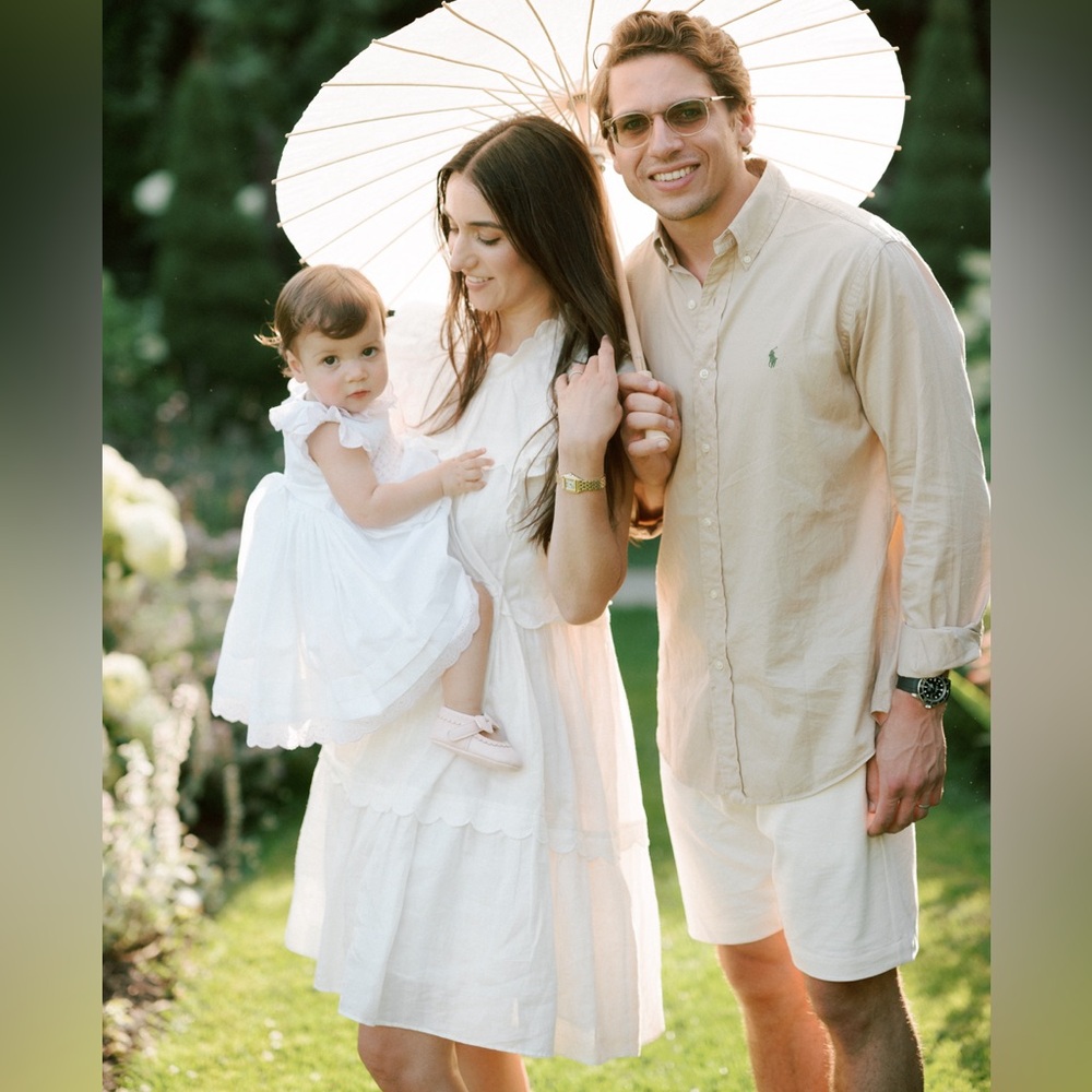 SEA New York Shannon Scalloped White Dress